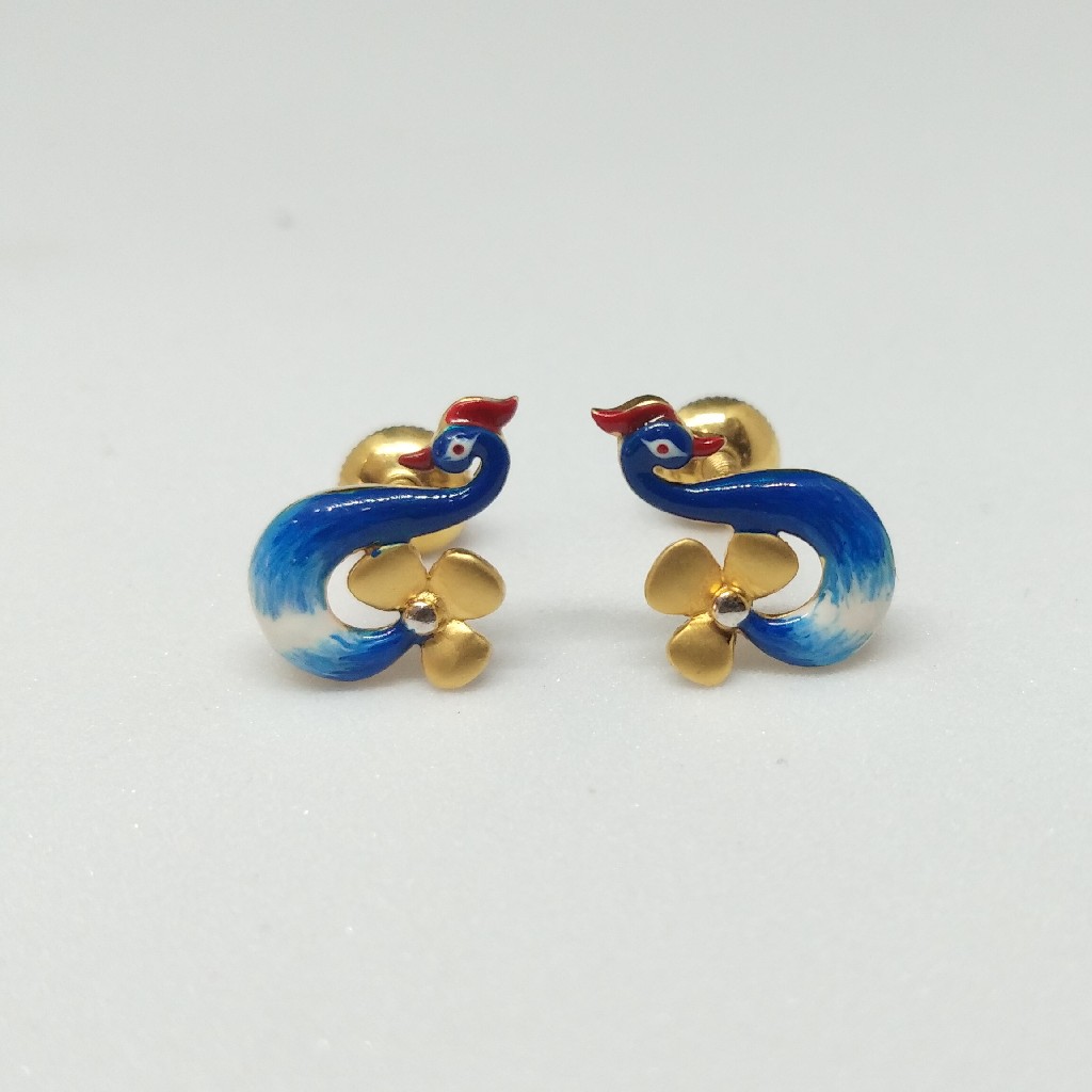 91.6 peacock  earring  btg0066