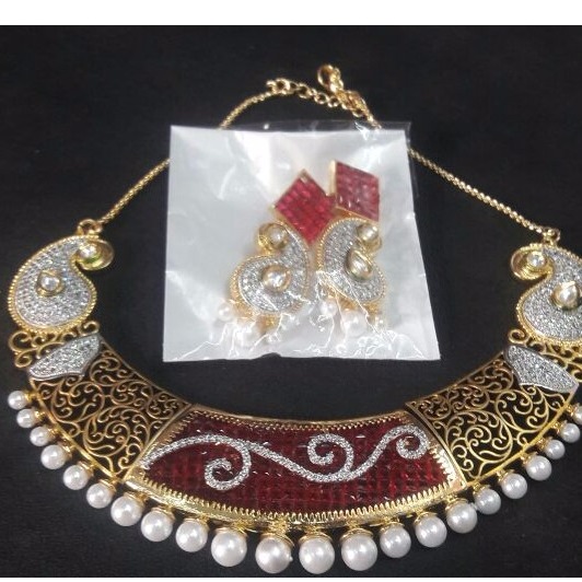 American Diamond Necklace Set