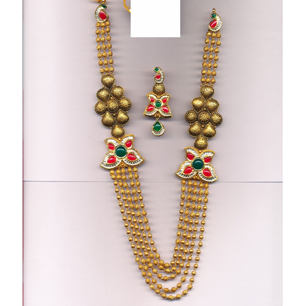 22KT Gold Antique Jadtar Jewellery
