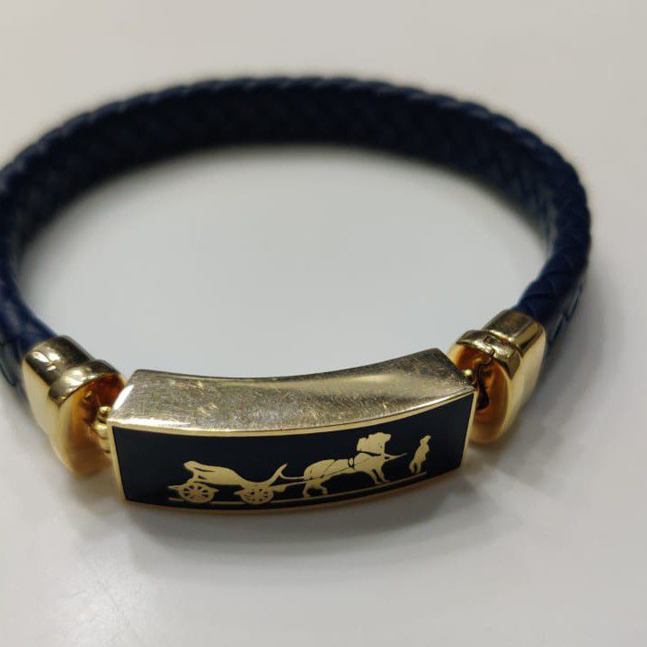 18 Kt Important Rubber Bracelet