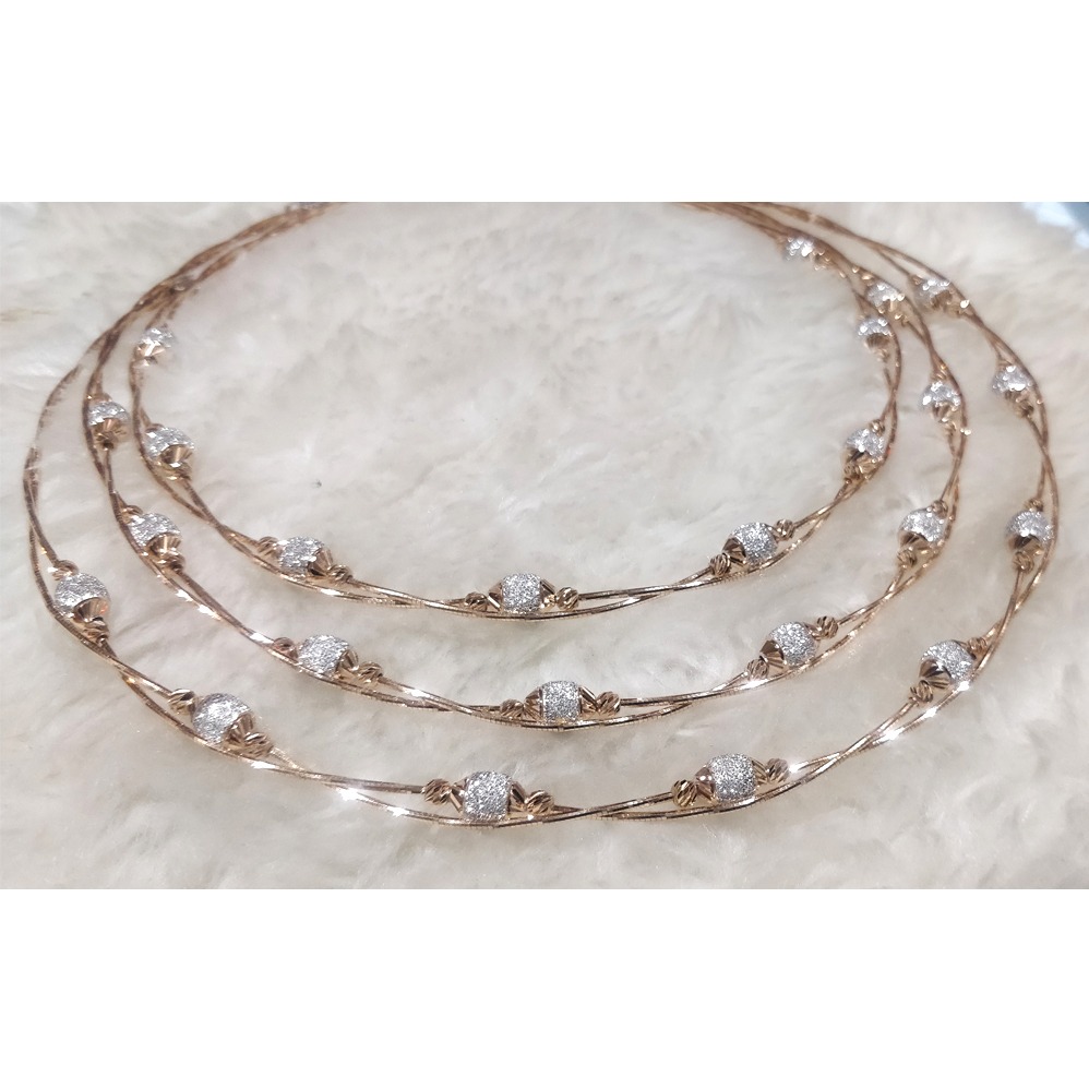 18Kt Gold Attarctive 3 Layer Bracelet For Women NG-B002