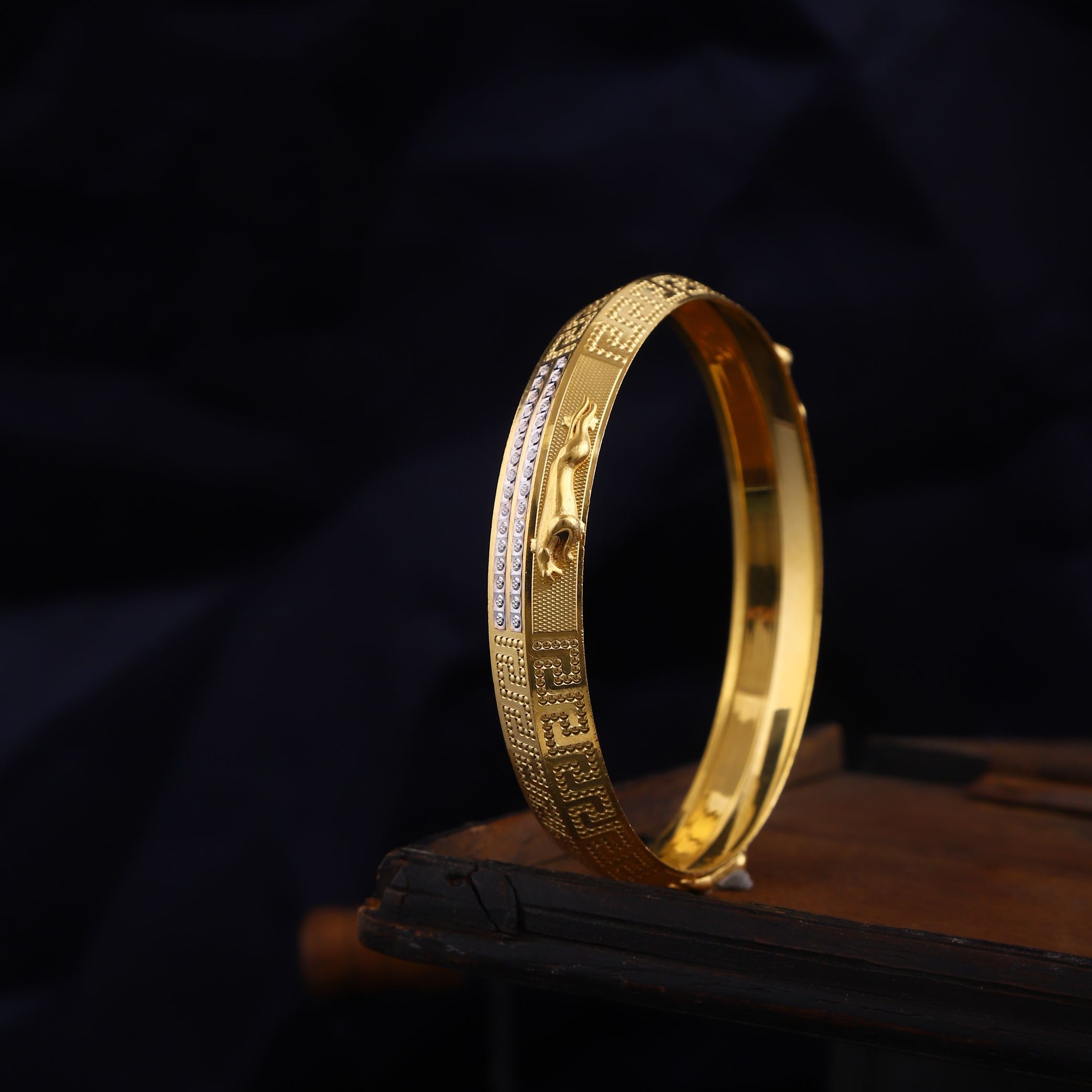 916 Gold Classy Kada