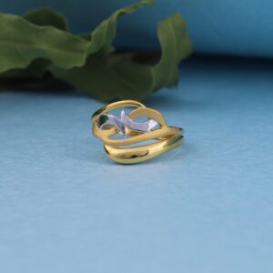 22k Gold Plain ladies ring