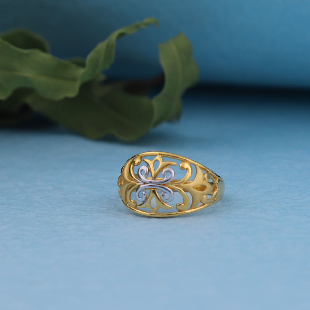 22k Plain Gold ladies ring