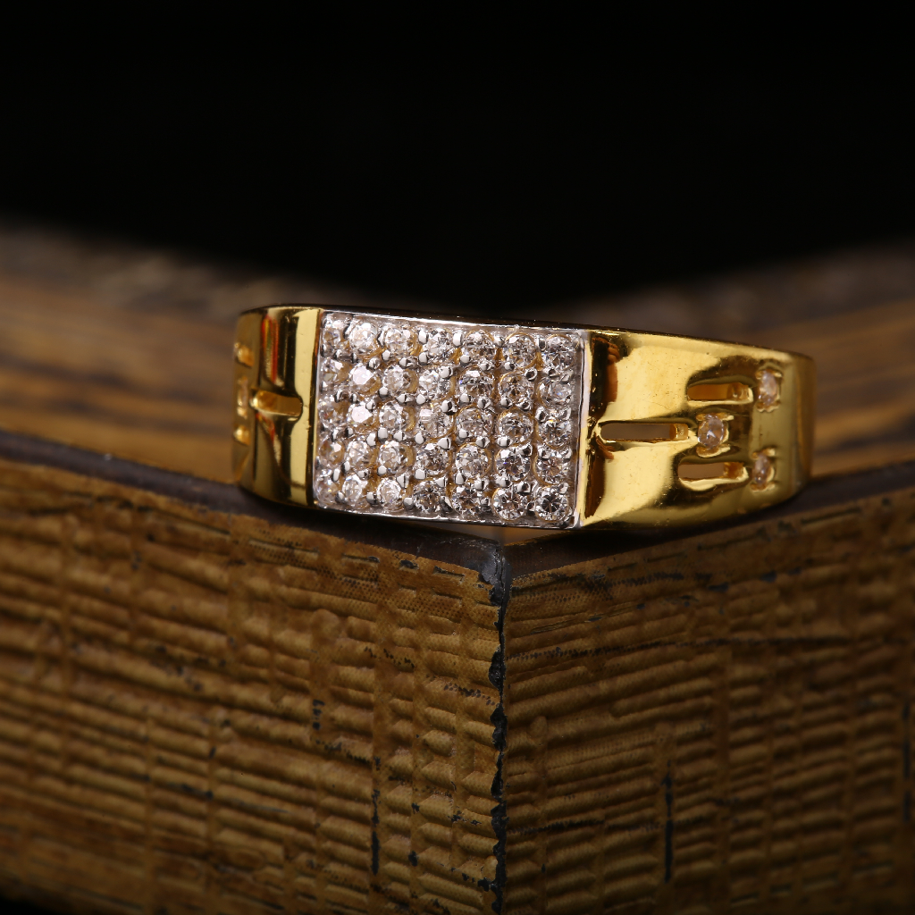 22ct Cz Gents Rings