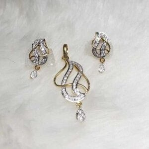 916 exclusive cz pendant set