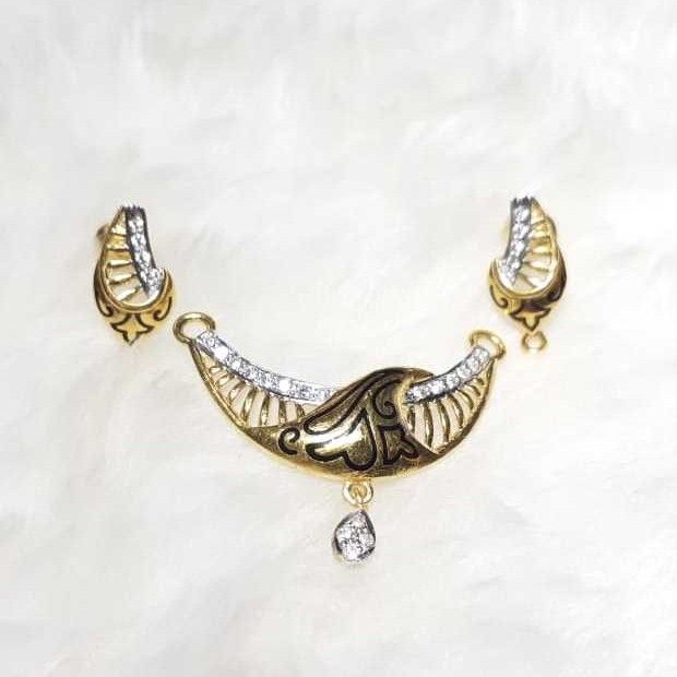 916 oxidised mangalsutra