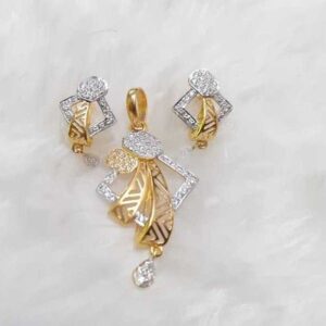 916 exclusive cz pendant set