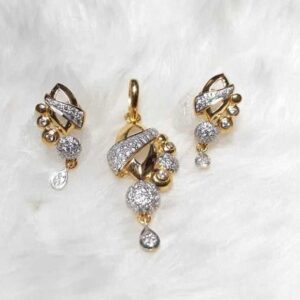 916 exclusive cz pendant set