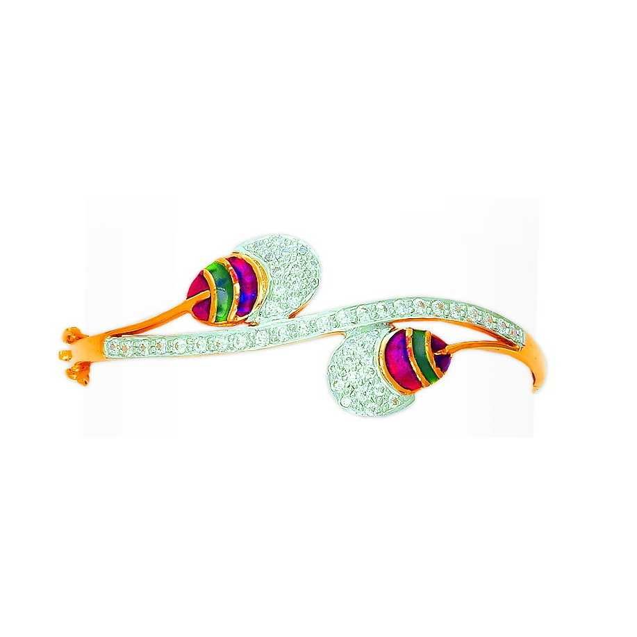 916 Colorful Gold Ladies Bracelet