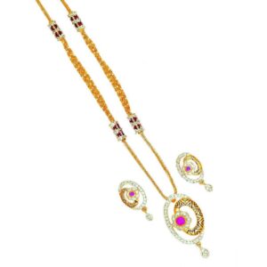 916 Colorful Gold Dokiya With Fancy Chain