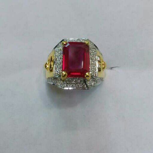 22K/916 Gold Single Stone Fancy Ring