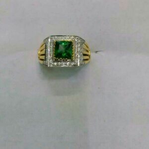 22K/916 Gold Single Stone Designer Ring