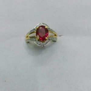 22K/916 Gold Single Stone Classic Ring
