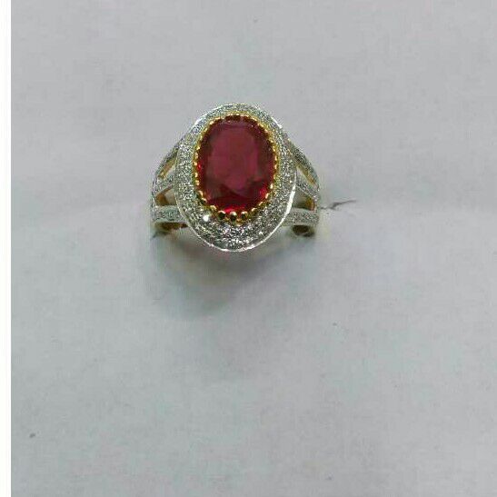 22K/916 Gold Fancy Single Stone Ring
