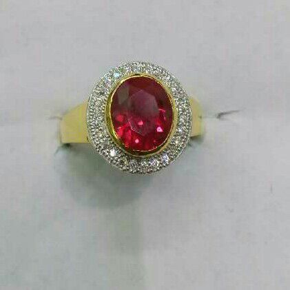 22K/916 Gold Fancy Gents Ring