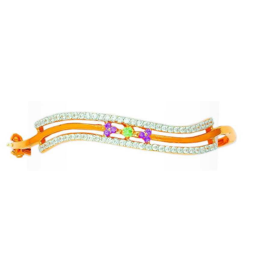 22KT  Ladies Designer CZ Bracelet