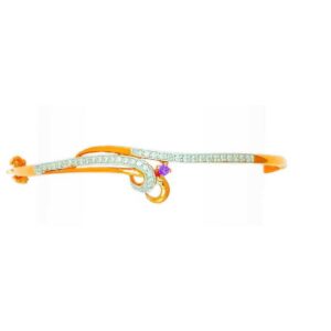 22K/916 Gold Fancy Colorful CZ Bracelet