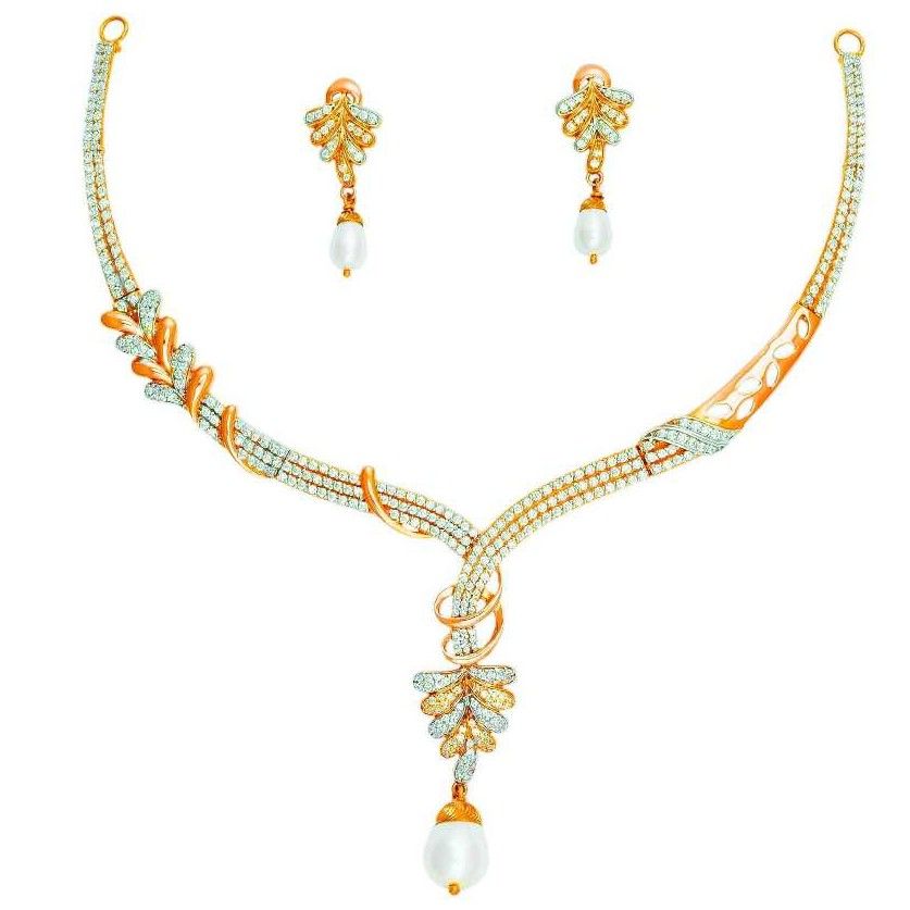 22KT Fancy Gold Necklace set