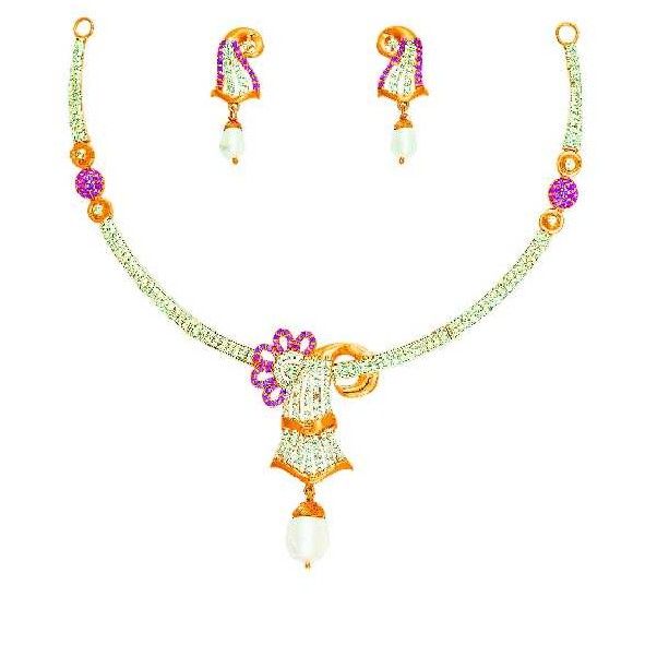 22K/916 Gold Designer Necklace set