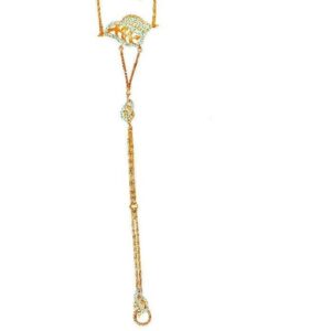 22K/916 Plain Gold Designer Panja