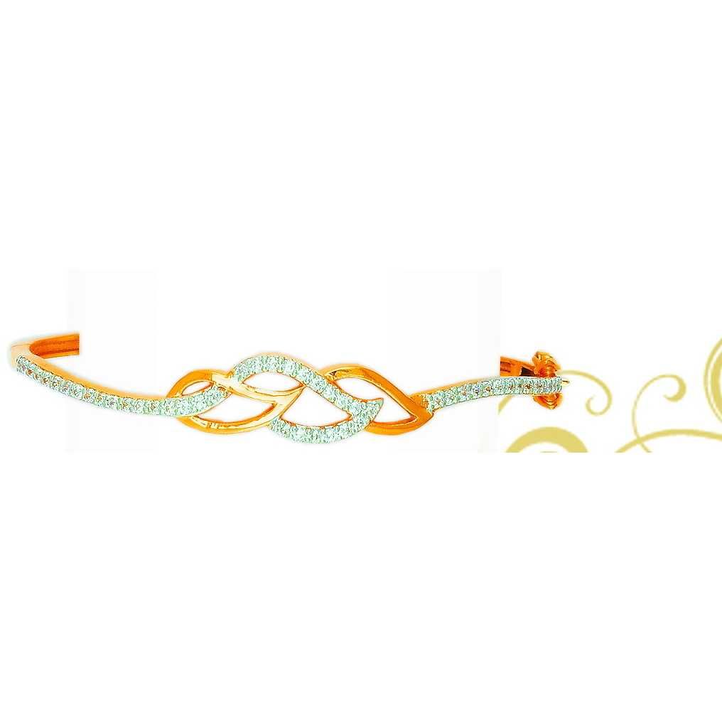 22KT Gold Antique CZ Bracelet