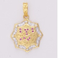 22KT Gold Ladies Stylish Pendant Yellow