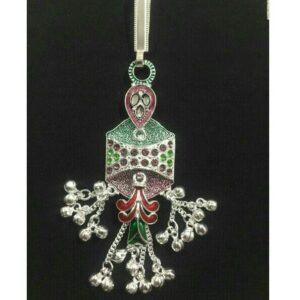 Silver Meenakari Ladies Juda
