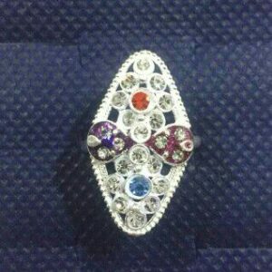 Silver Cocktail Ring For Ladies
