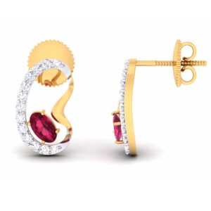 18KT Ladies CZ Diamond Pendent set