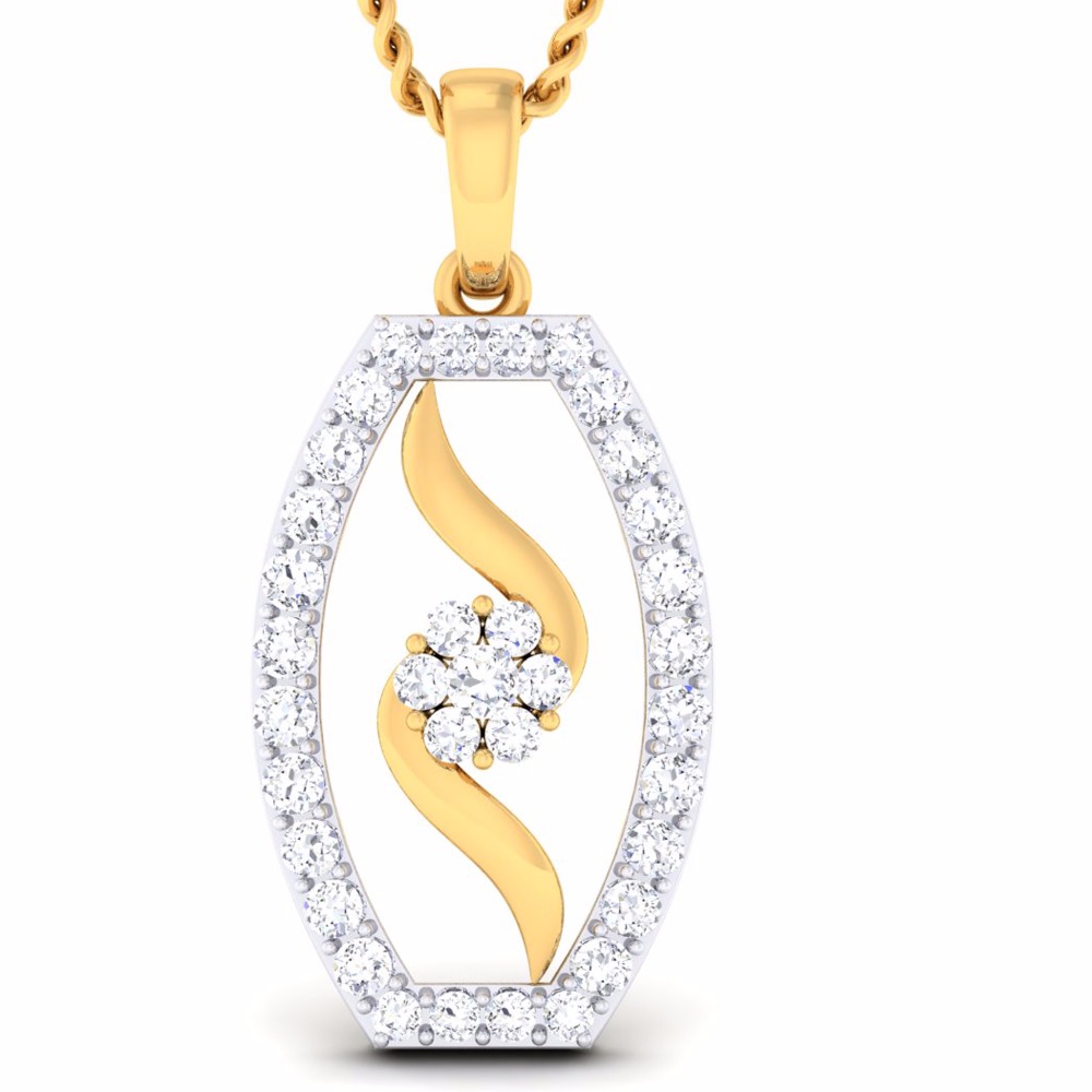 CZ Daimond Pendent set