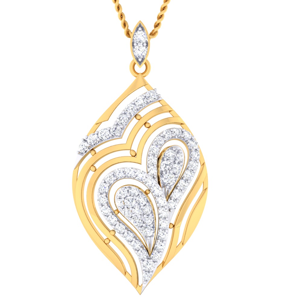 CZ Daimond Pendent set