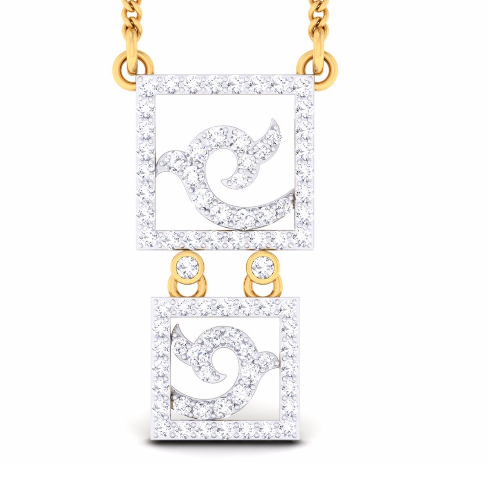 CZ Daimond Pendent set