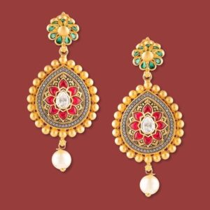Tar Jadai Work Earring