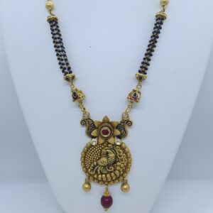 Antique Jadtar Kundan Mangalsutra