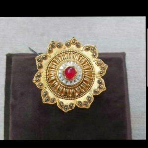 Jadau Kundan Antique Ladies Adjustable Ring