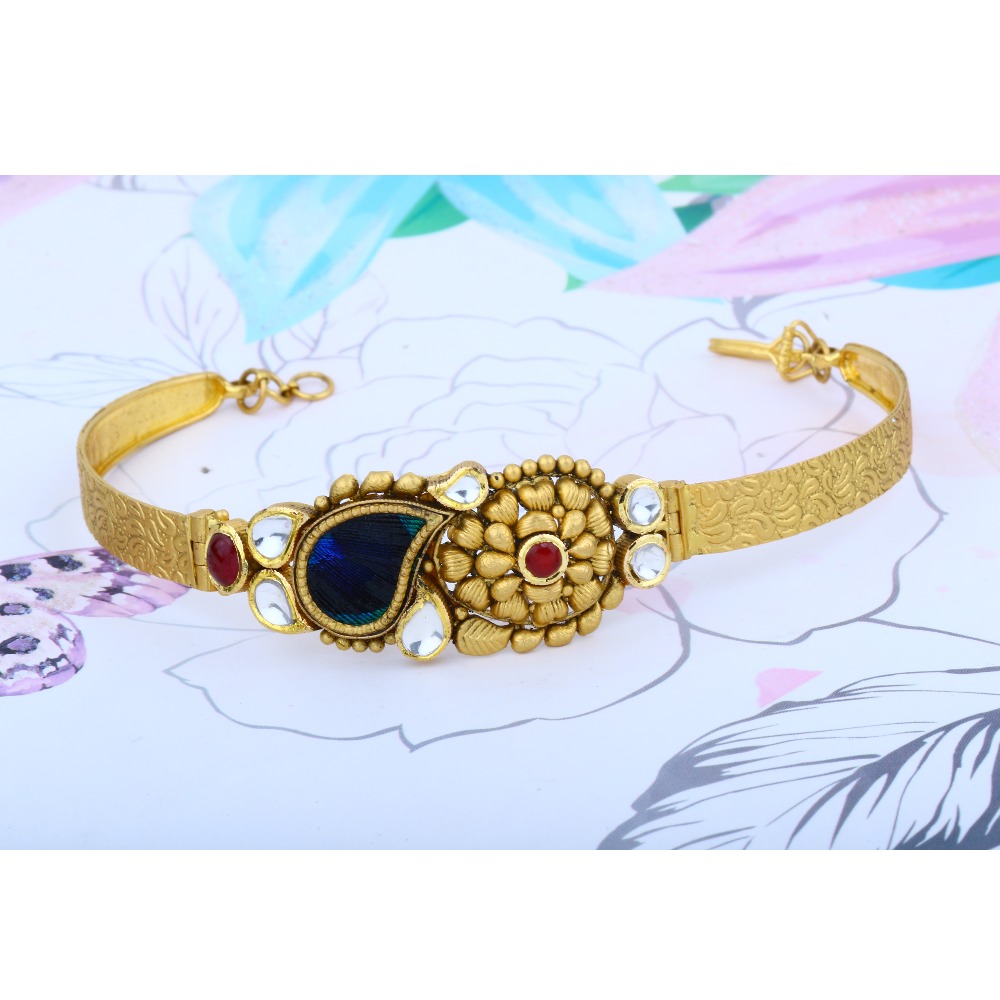 22KT Gold Antique Bracelet BRG - 0037