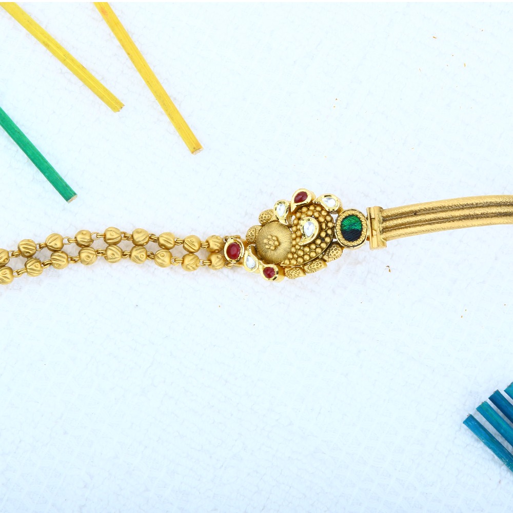 916 Gold Antique Bracelet BRG - 0035