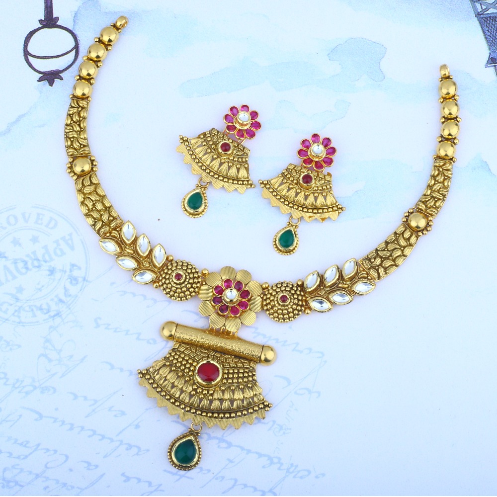 916 Gold Antique Set STG - 0103