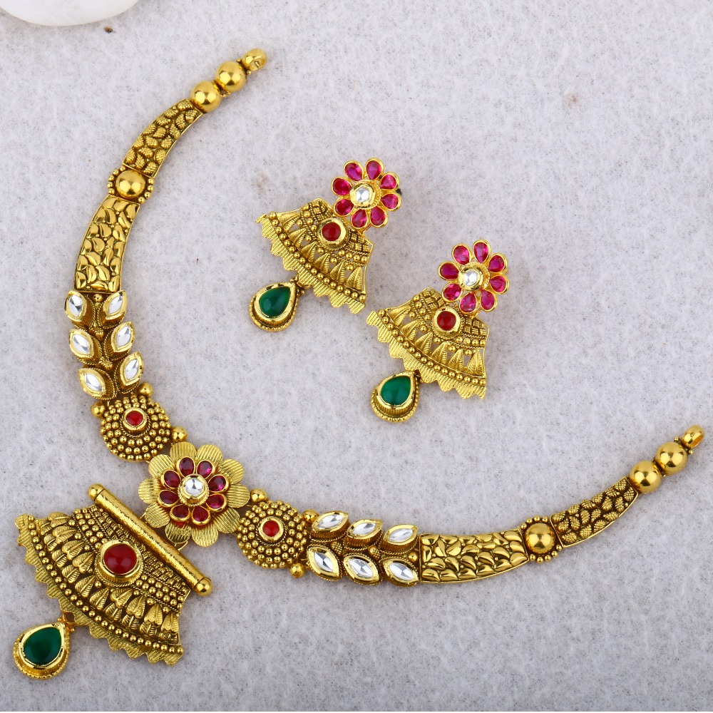 916 Gold Antique Set STG - 0084