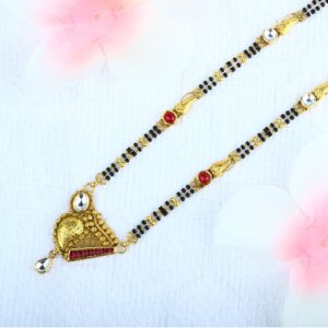 916 Gold Antique Jadtar Mangalsutra MSG - 0252