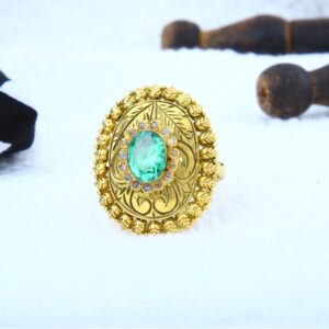 22KT Gold Antique Ring LRG-0003