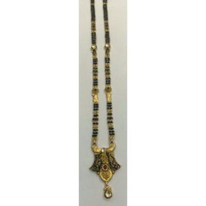 916 Gold Antique Jadtar Traditional Mangalsutra