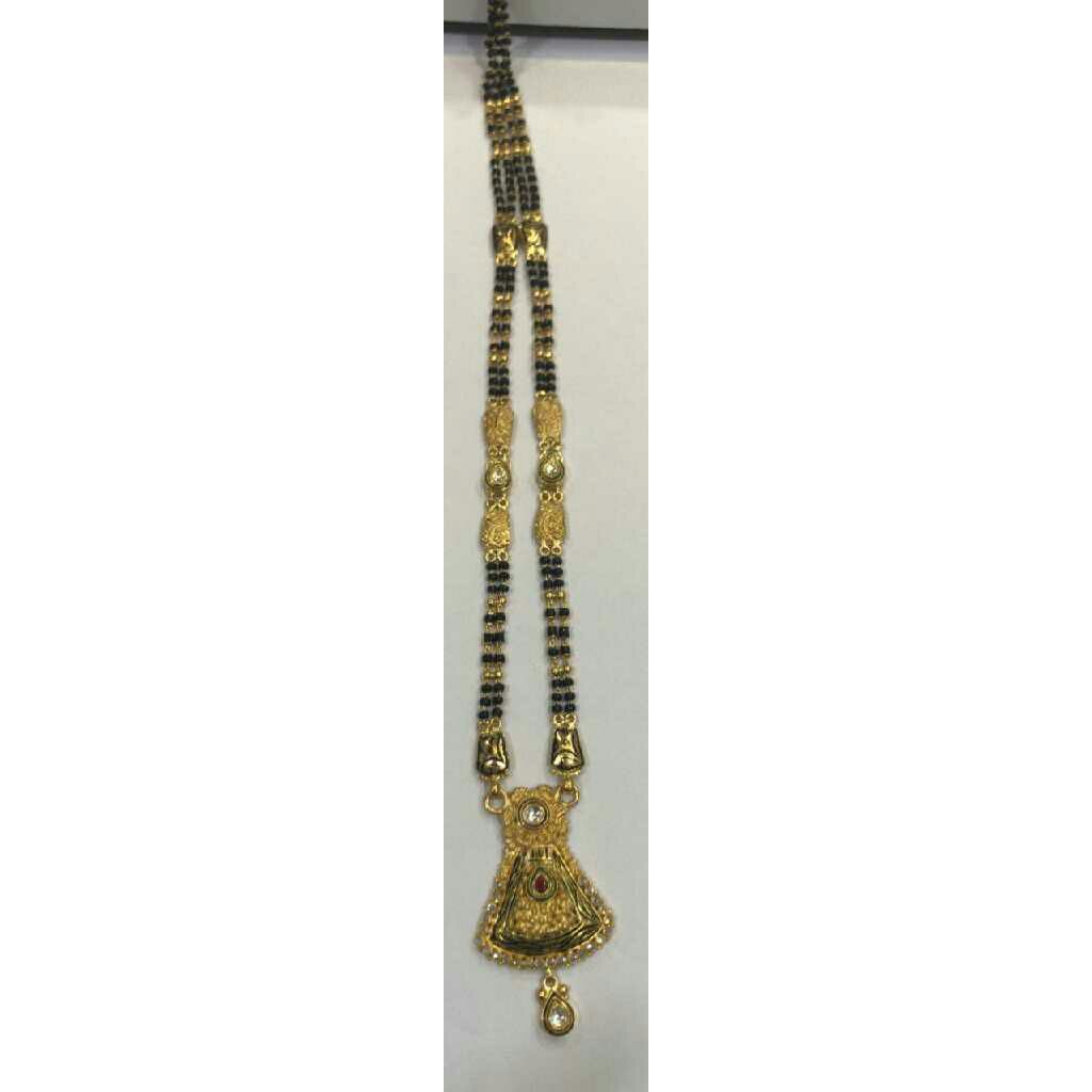 22K / 916 Gold Yellow Antique Jadtar Mangalsutra