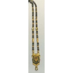 916 Gold Antique Jadtar Ladies Traditional Mangalsutra