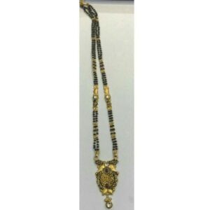 22K / 916 Gold Antique Jadtar Ladies Yellow Mangalsutra