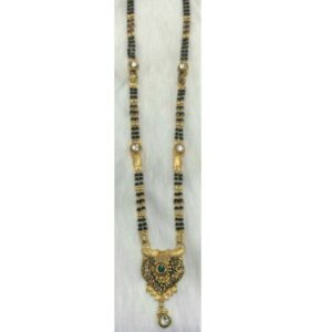 916 Gold Yellow Antique Jadtar Mangalsutra