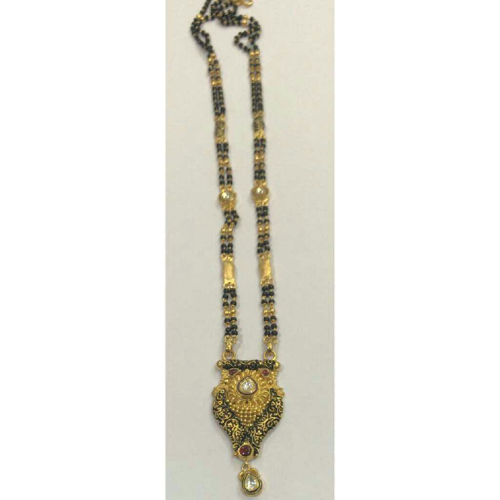 22K / 916 Gold Ladies Antique Jadtar Mangalsutra
