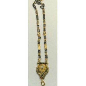 22K/916 Gold Antique Jadtar Ladies Mangalsutra