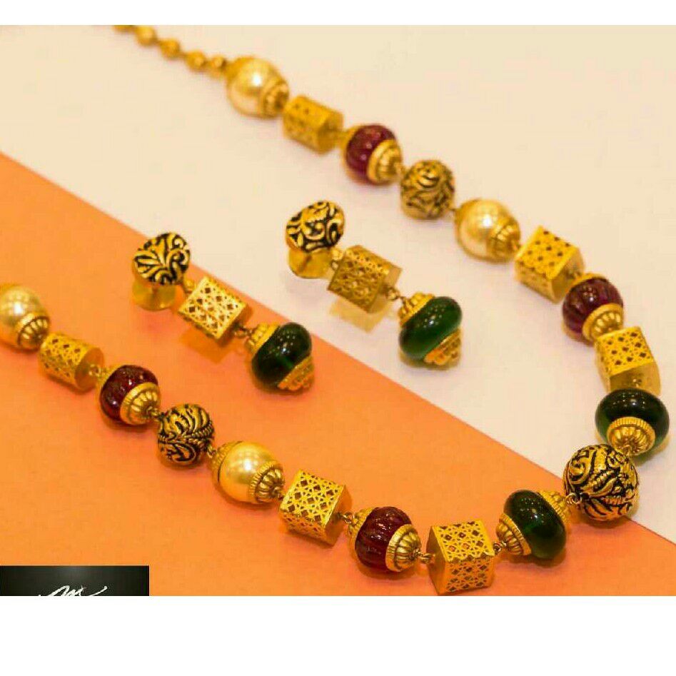 22K / 916 Gold Antique Ladies Mala